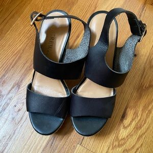 Jcrew wedge sandals size 5.5